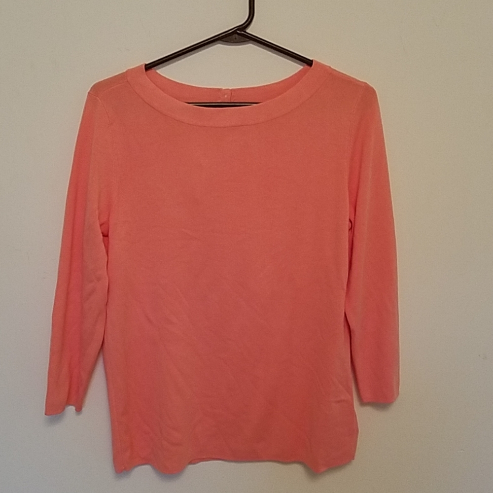 Talbots pink sweater